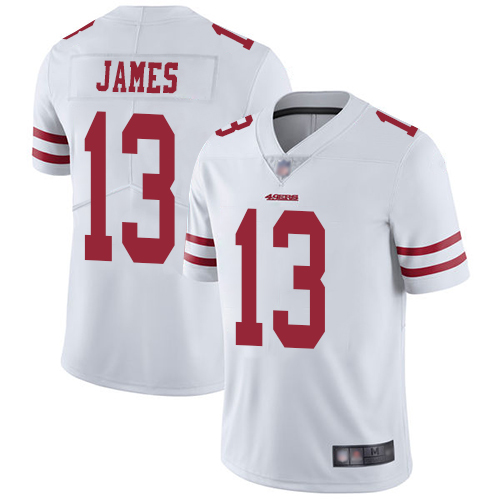 San Francisco 49ers Limited White Men Richie James Road NFL Jersey #13 Vapor Untouchable->san francisco 49ers->NFL Jersey